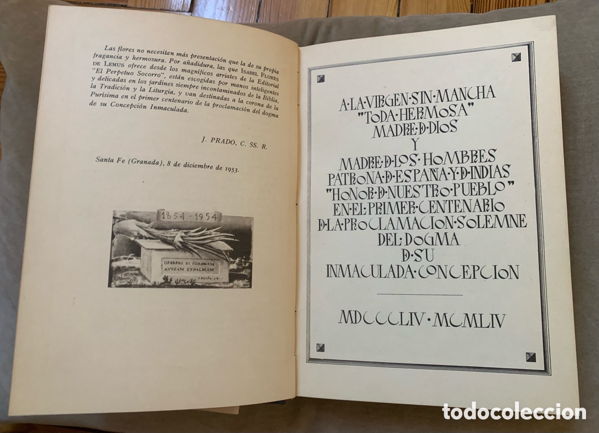 Libros de segunda mano: Libro antiguo Vida de la Virgen Mar&iacute;a - Foto 6