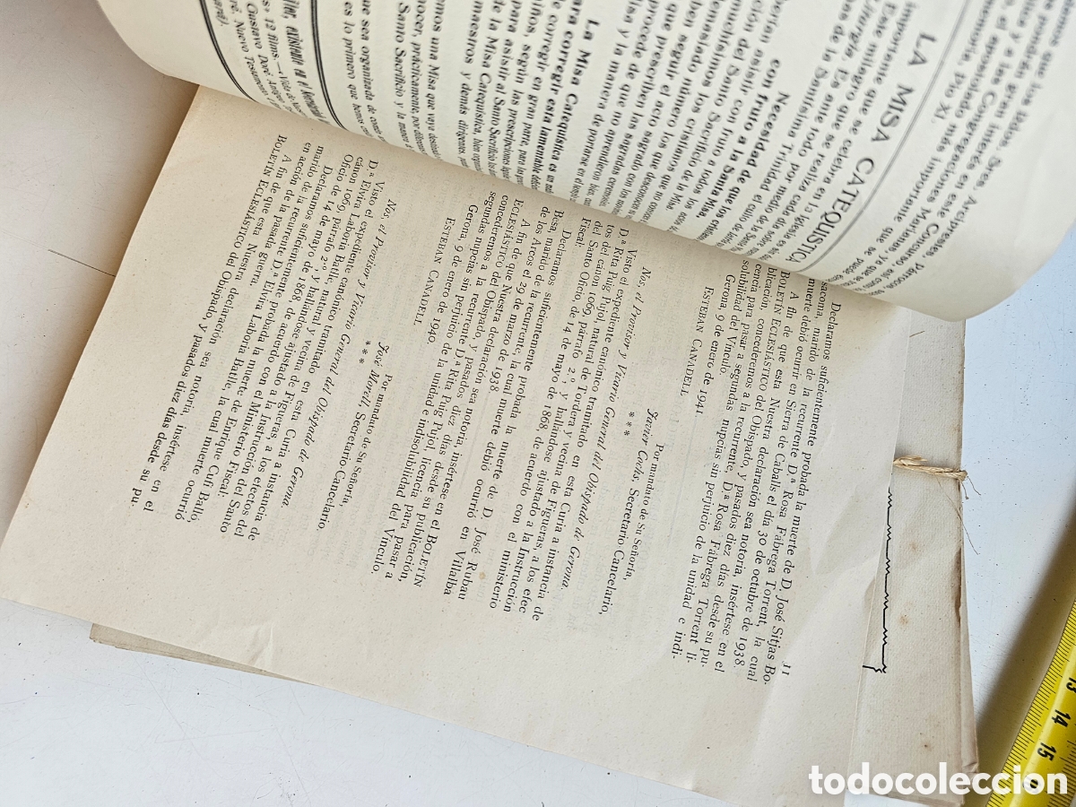 Libros de segunda mano: Boletin oficial eclesiastico del Obispado de Gerona 1941 - Foto 5