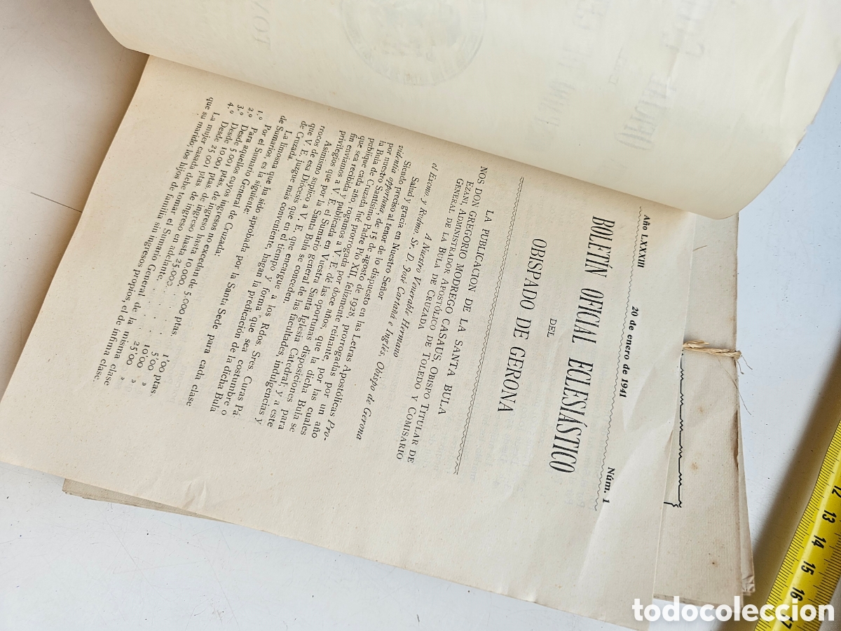 Libros de segunda mano: Boletin oficial eclesiastico del Obispado de Gerona 1941 - Foto 7