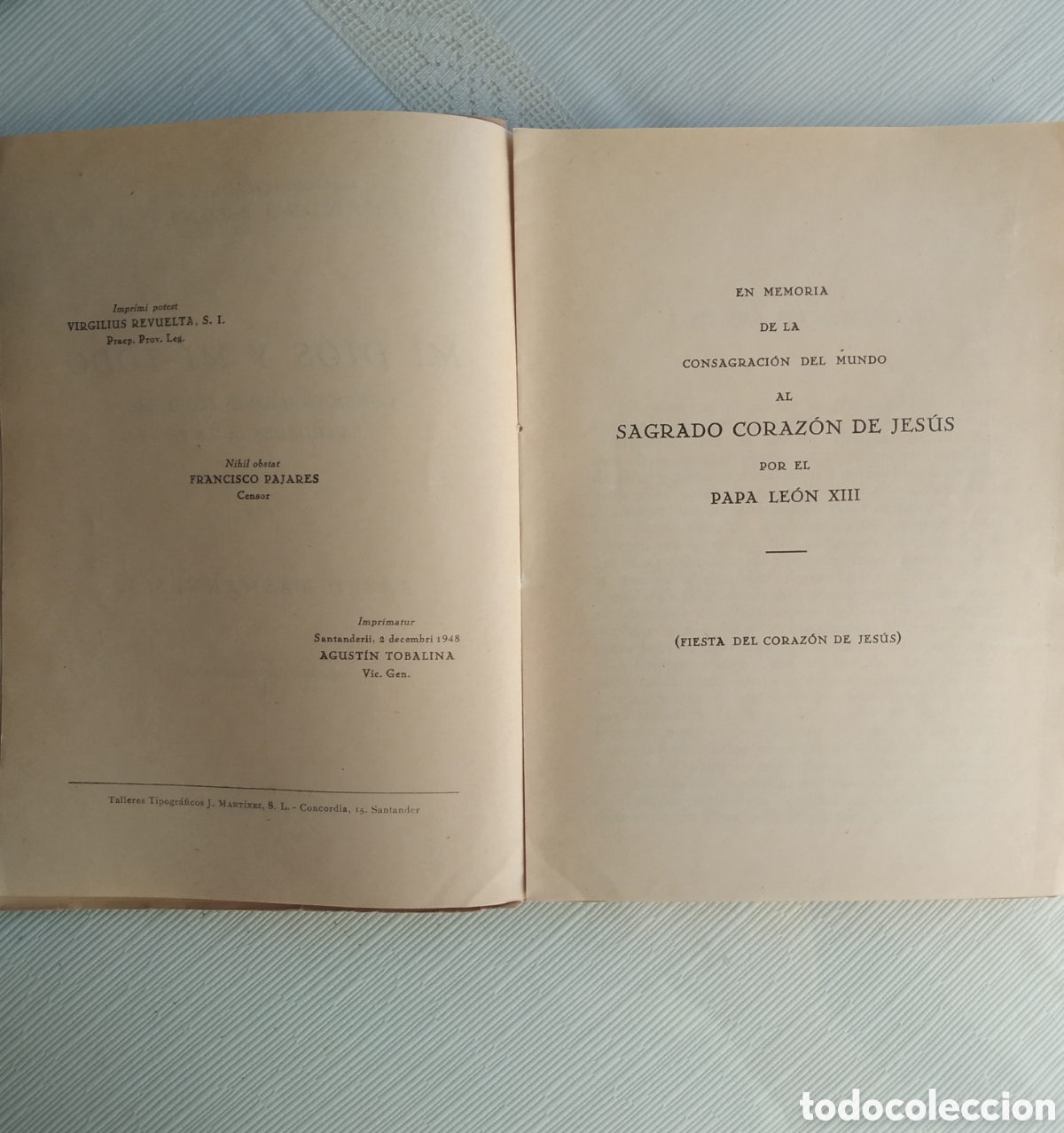 Libros de segunda mano: 1949.MI DIOS Y MI TODO. - Foto 3