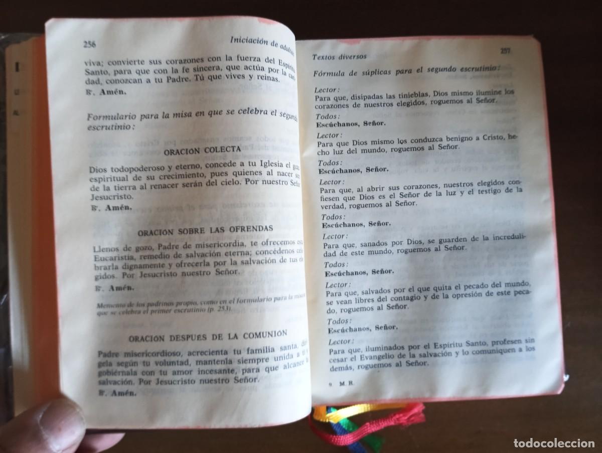 Libros de segunda mano: Misal de la comunidad ritual.3 TOMOS. - Foto 8