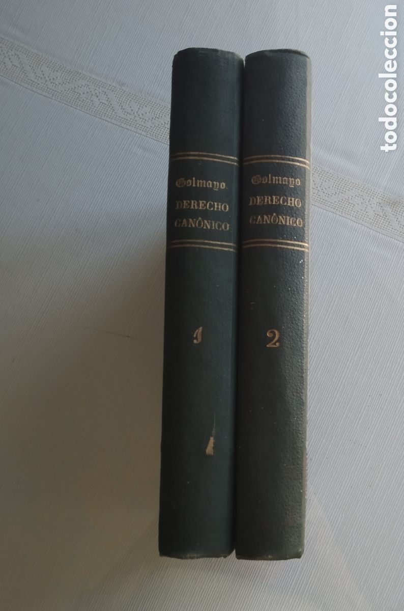 Libros de segunda mano: 1896.INSTITUCIONES DEL DERECHO CAN&Oacute;NICO. 2 TOMOS