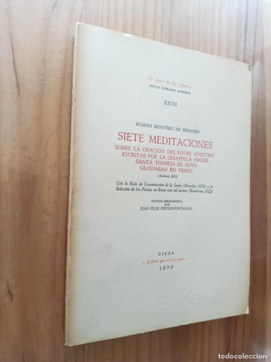 Libros de segunda mano: Siete meditaciones sobre la oracion del Padre Nuestro - Montero de Spinossa, Rom&aacute;n