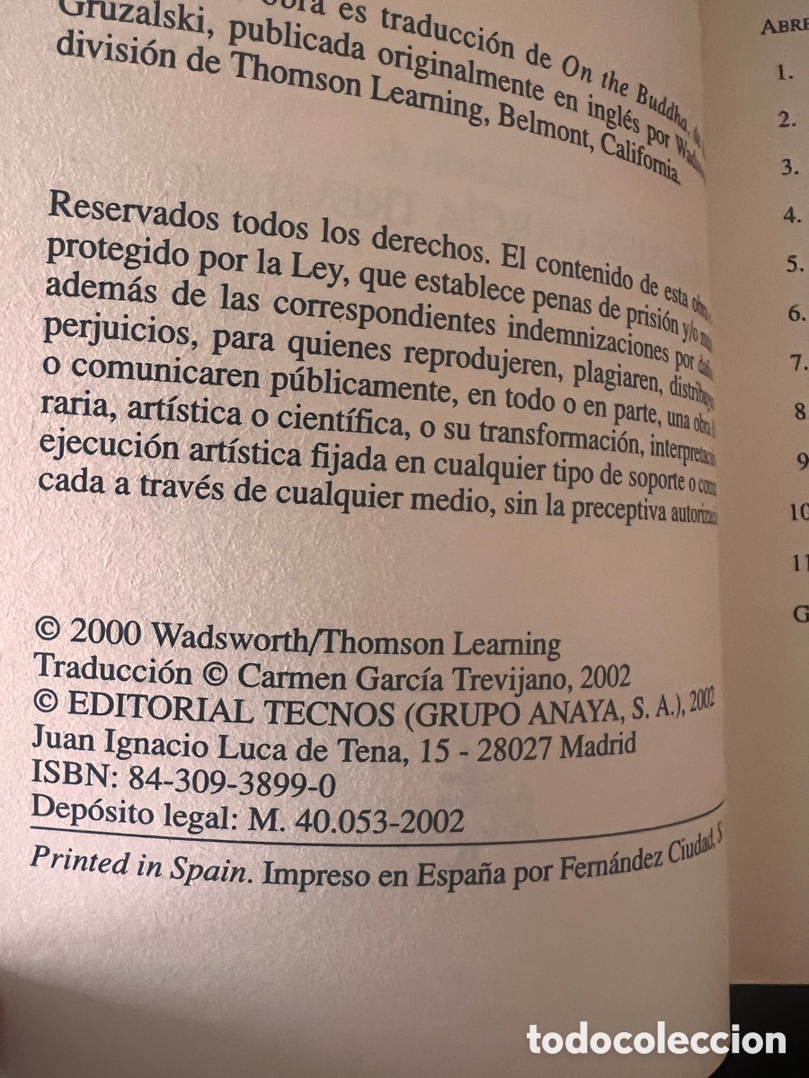 Libros de segunda mano: Buda . Bart Gruzalski - Foto 3