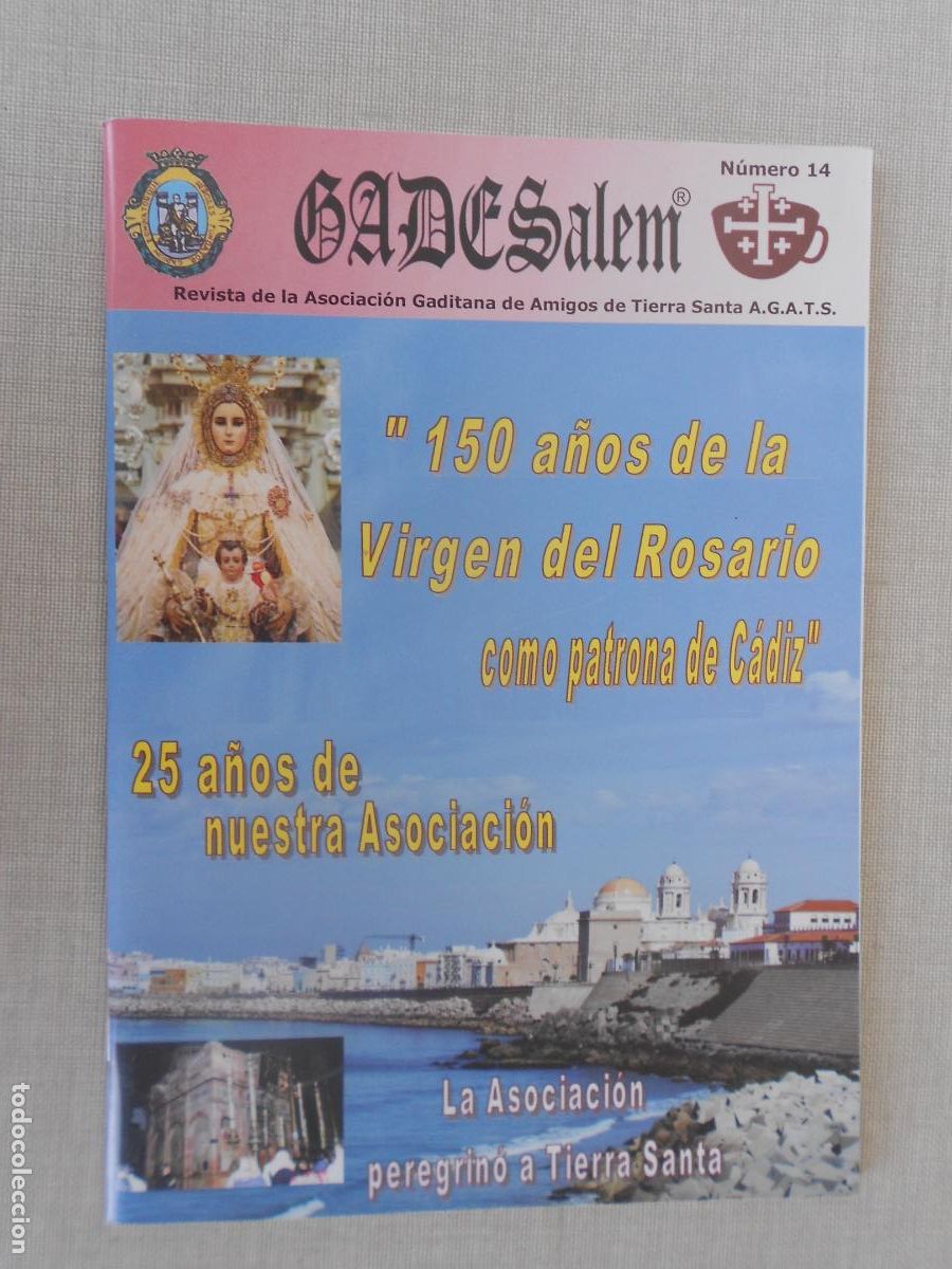 Gebrauchte B&uuml;cher: GADES SALEM - N&ordm; 14 - 2017 - REVISTA ASOCIACION GADITANA AMIGOS DE TIERRA SANTA -A.G.A.T.S - VER ART