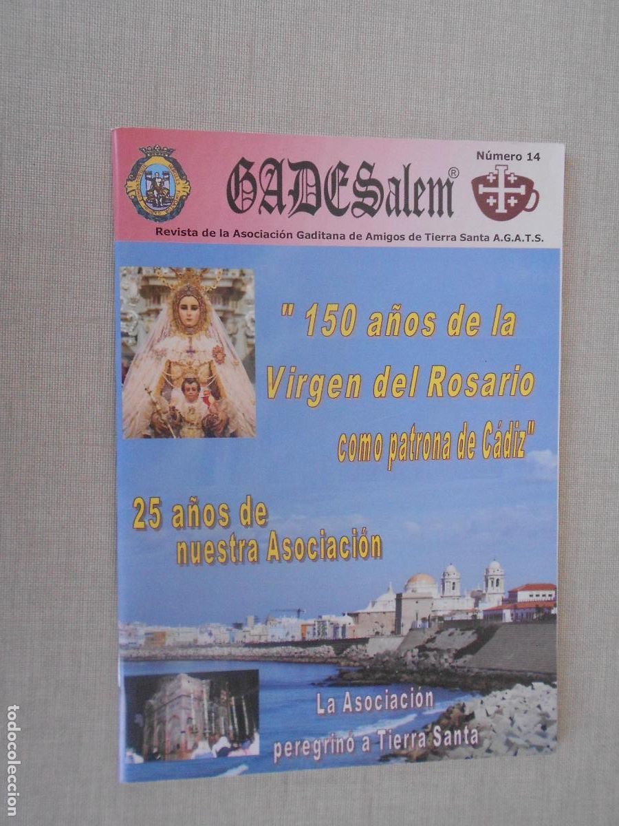 Gebrauchte B&uuml;cher: GADES SALEM - N&ordm; 14 - 2017 - REVISTA ASOCIACION GADITANA AMIGOS DE TIERRA SANTA -A.G.A.T.S - VER ART