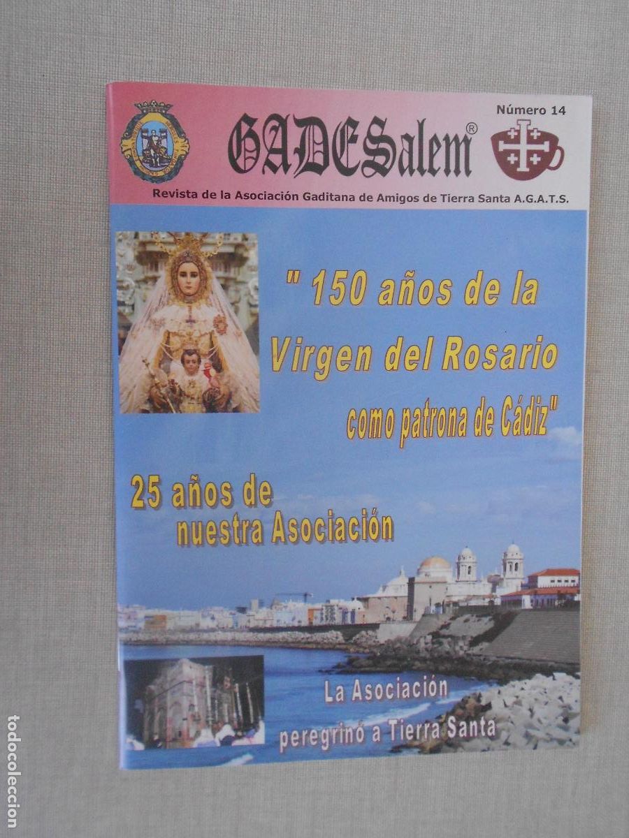 Gebrauchte B&uuml;cher: GADES SALEM - N&ordm; 14 - 2017 - REVISTA ASOCIACION GADITANA AMIGOS DE TIERRA SANTA -A.G.A.T.S - VER ART