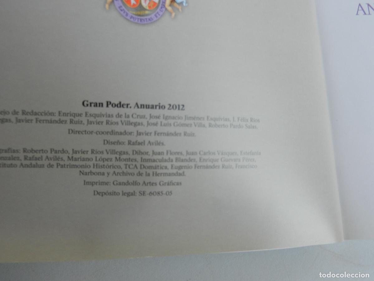Libros de segunda mano: GRAN PODER - ANUARIO 2012 - SEVILLA. - Foto 3