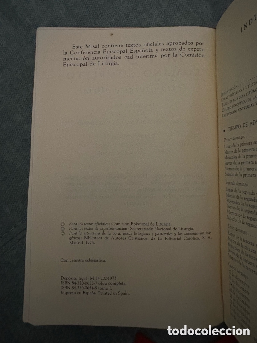 Libros de segunda mano: (L196) Misal romano completo. 1973. BAC. - Foto 9