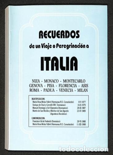 Livros em segunda m&atilde;o: RECUERDOS DE UN VIAJE DE PEREGRINACION A ITALIA : GRUPO DE TORTOSA