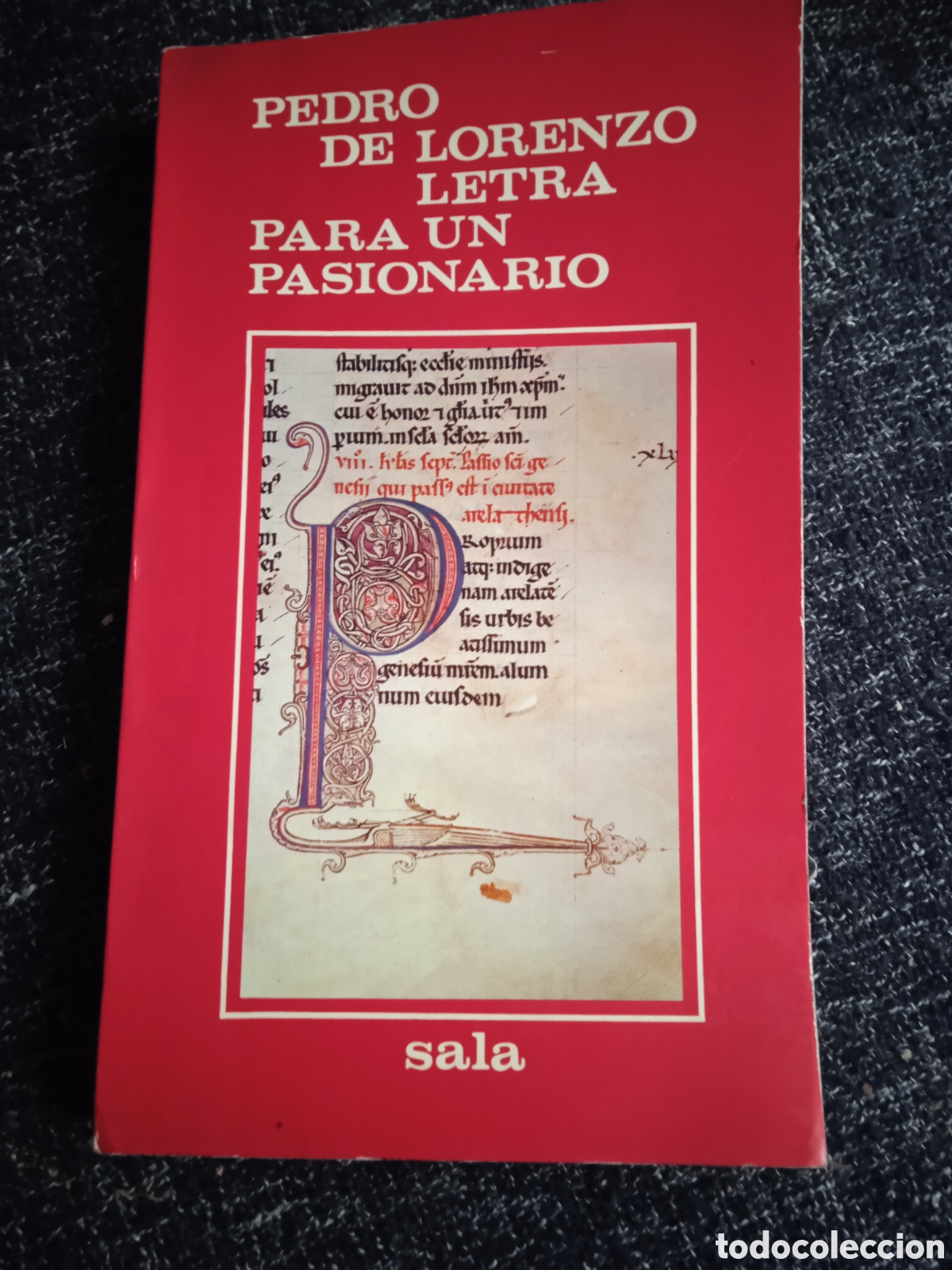 Libros de segunda mano: PEDRO DE LORENZO LETRA PARA UN PASIONARIO -ED. SALA