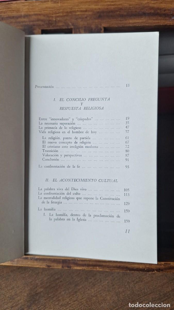 Libros de segunda mano: MENSAJE del CONCILIO / Carlos CASTRO CUBELLS - Foto 2
