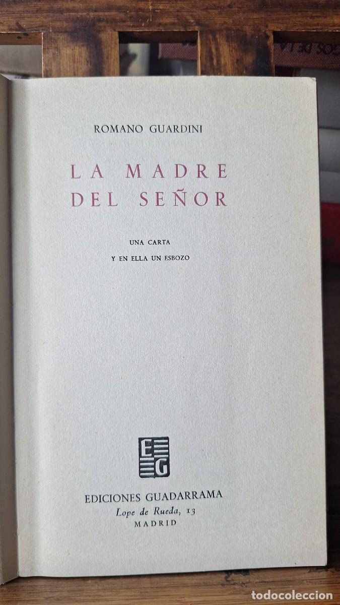 Libros de segunda mano: La Madre del Se&ntilde;or / Romano Guardini - Foto 5