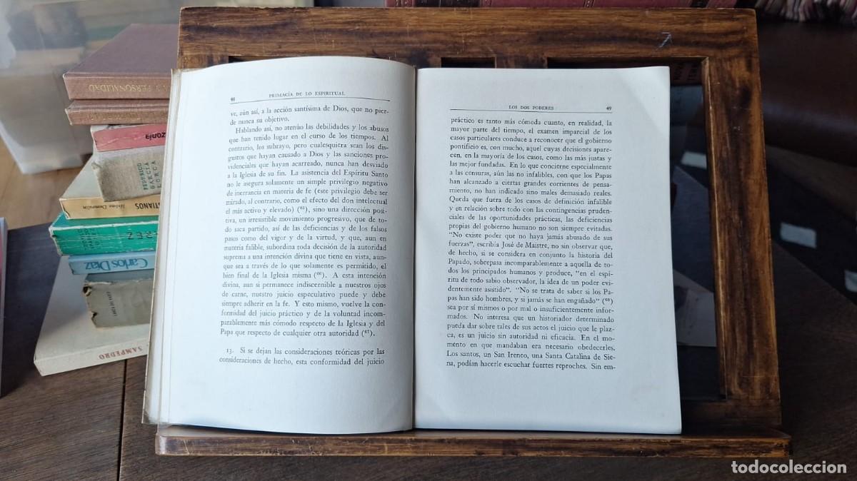 Libros de segunda mano: Primac&iacute;a de lo Espiritual / JACQUES MARITAIN - Foto 2