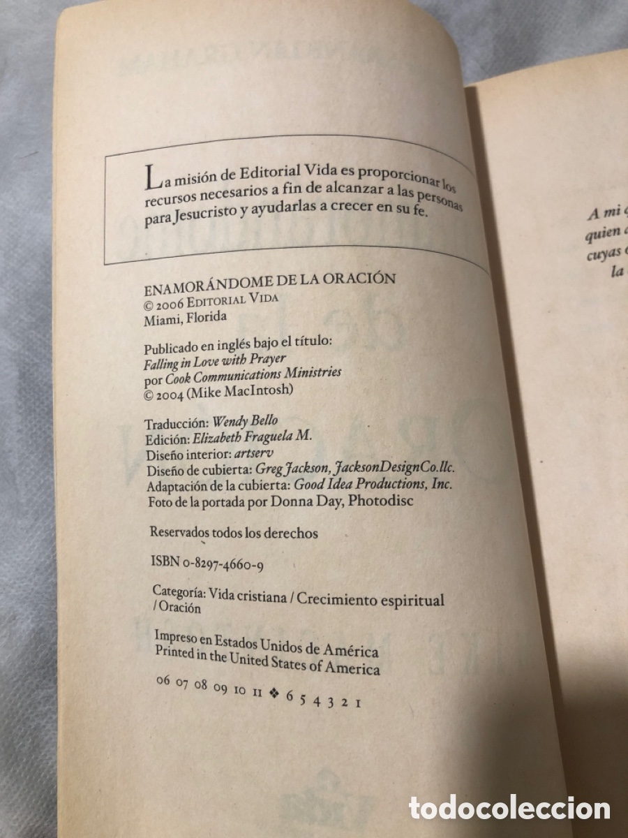 Libros de segunda mano: Enamor&aacute;ndome de la Oraci&oacute;n - Foto 2