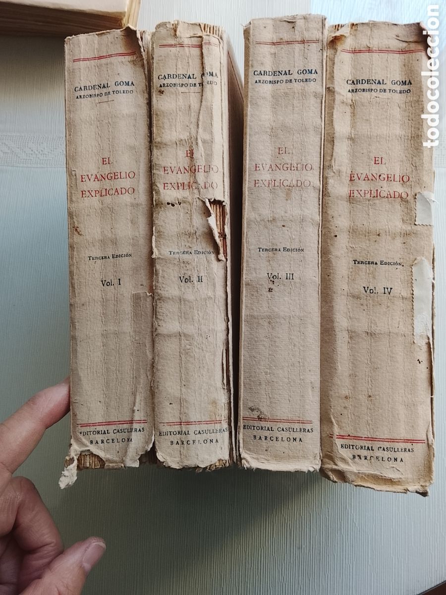 Libros de segunda mano: 1942.El evangelio explicado. - Foto 4