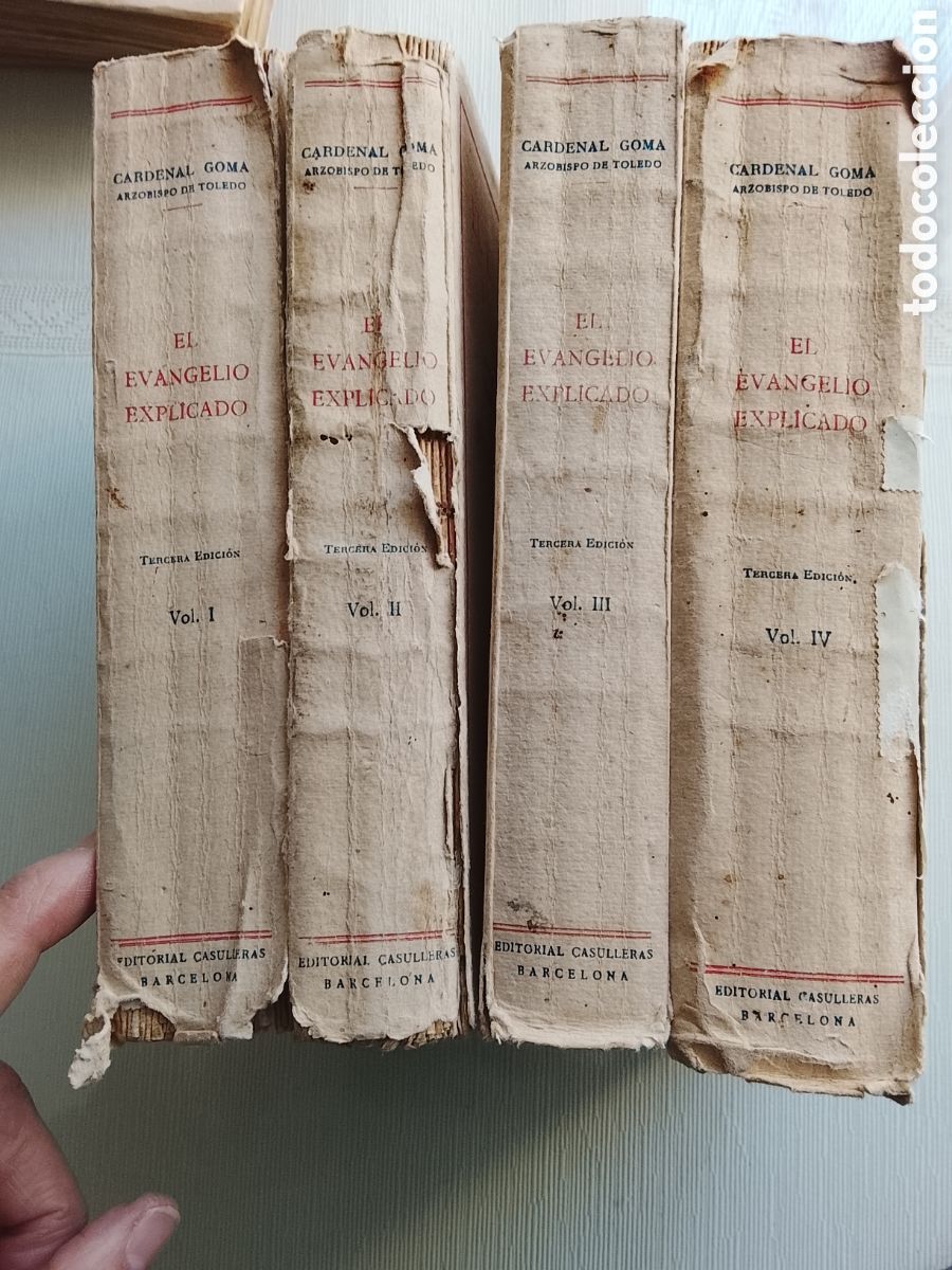 Libros de segunda mano: 1942.El evangelio explicado. - Foto 2