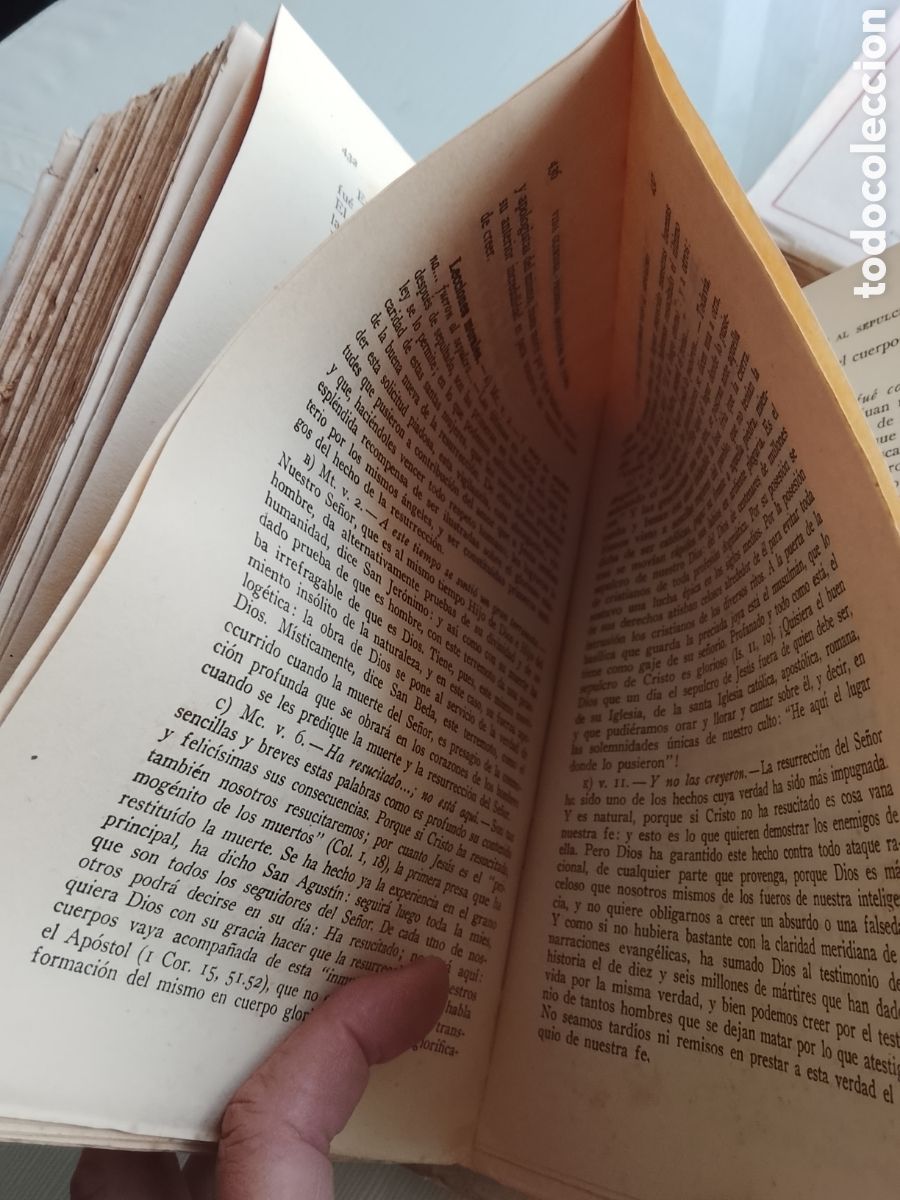 Libros de segunda mano: 1942.El evangelio explicado. - Foto 6