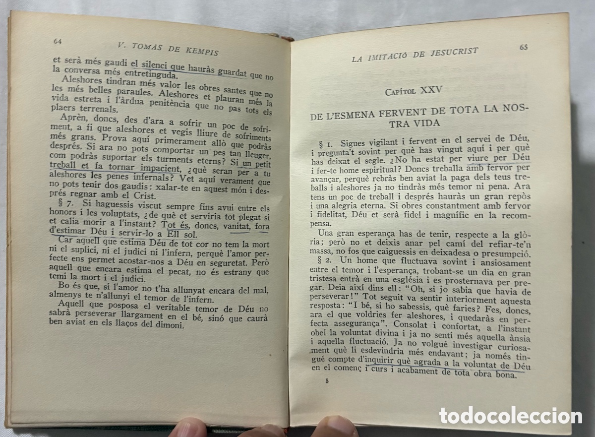 Libros de segunda mano: TOM&Agrave;S DE KEMPIS. LA IMITACI&Oacute; DE JESUCRIST (SELECTA, 1953) - Foto 8