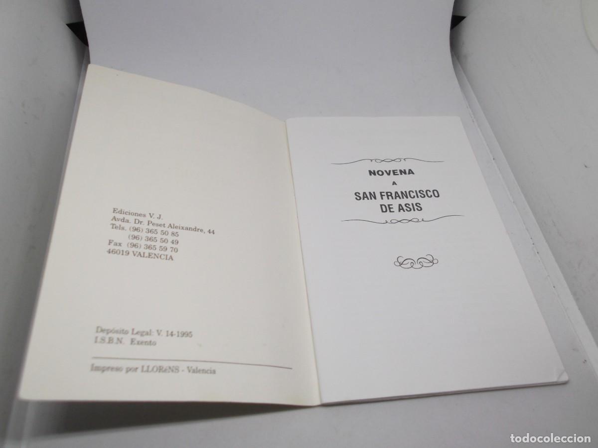 Libros de segunda mano: Novena San Francisco de Asis - Foto 2