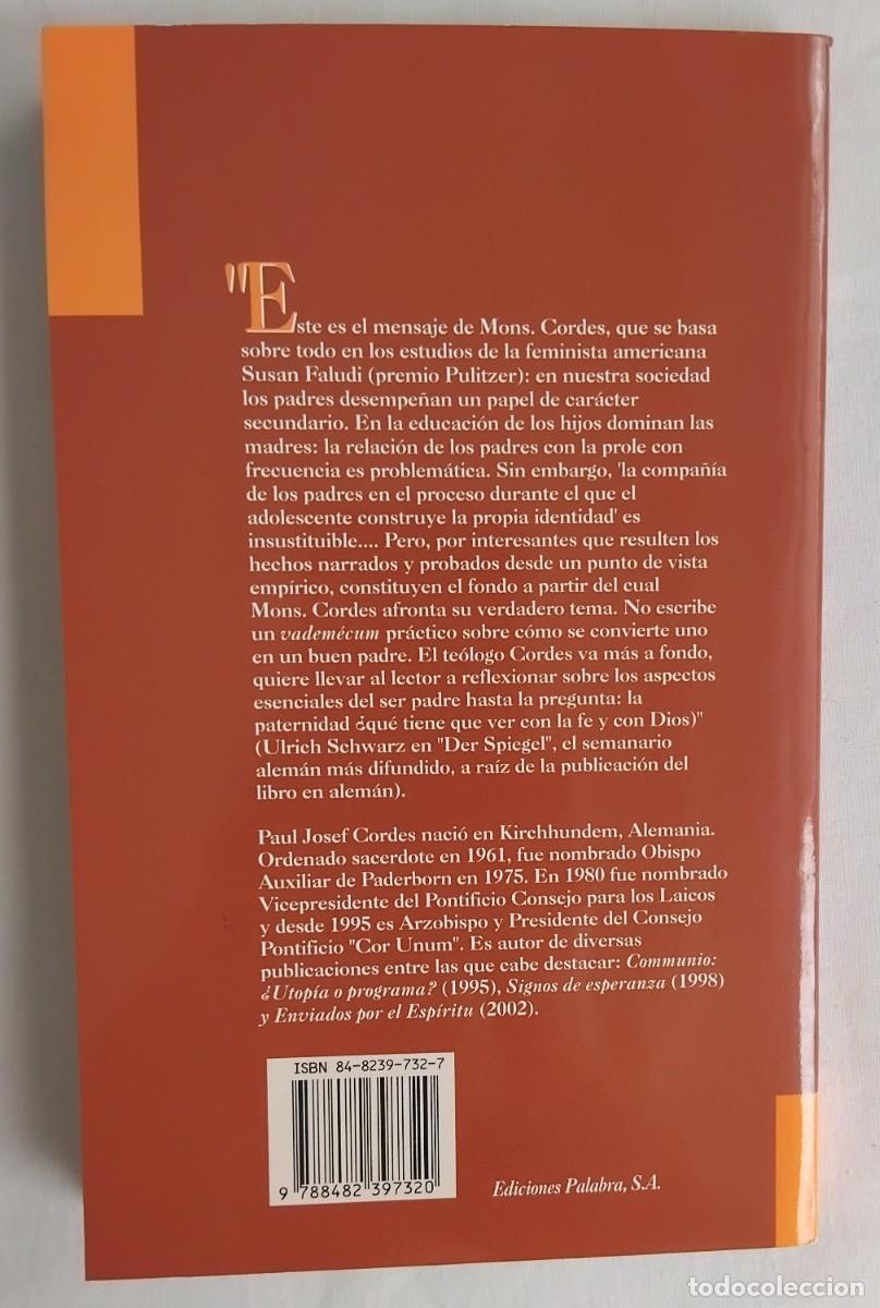 Libros de segunda mano: Paul Josef Cordes EL ECLIPSE DEL PADRE - Foto 4