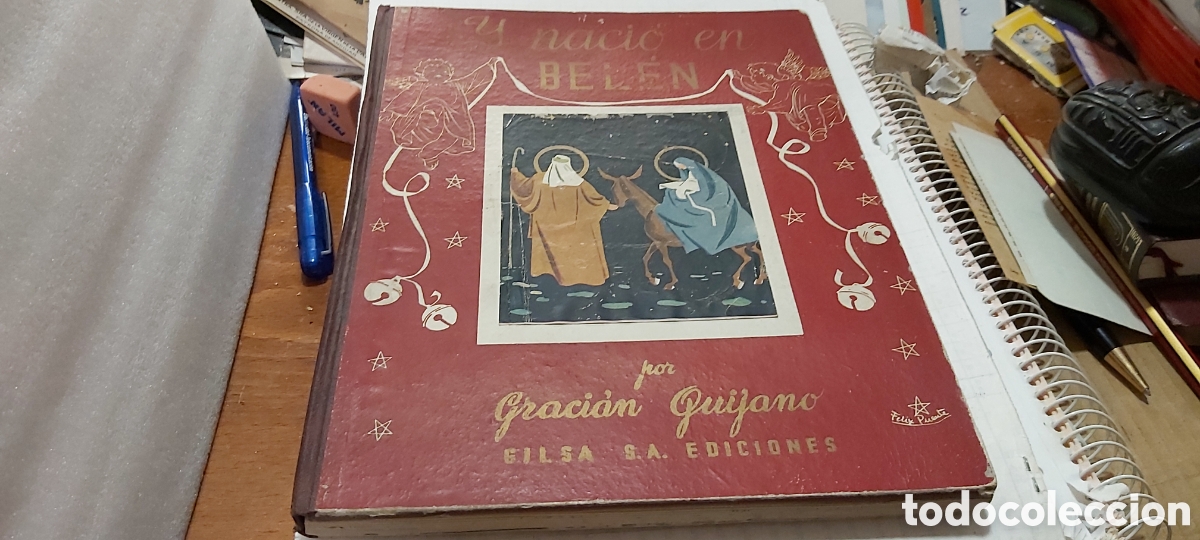 Libros de segunda mano: Y NACIO EN BELEN. GRACIAN QUIJANO. 1957