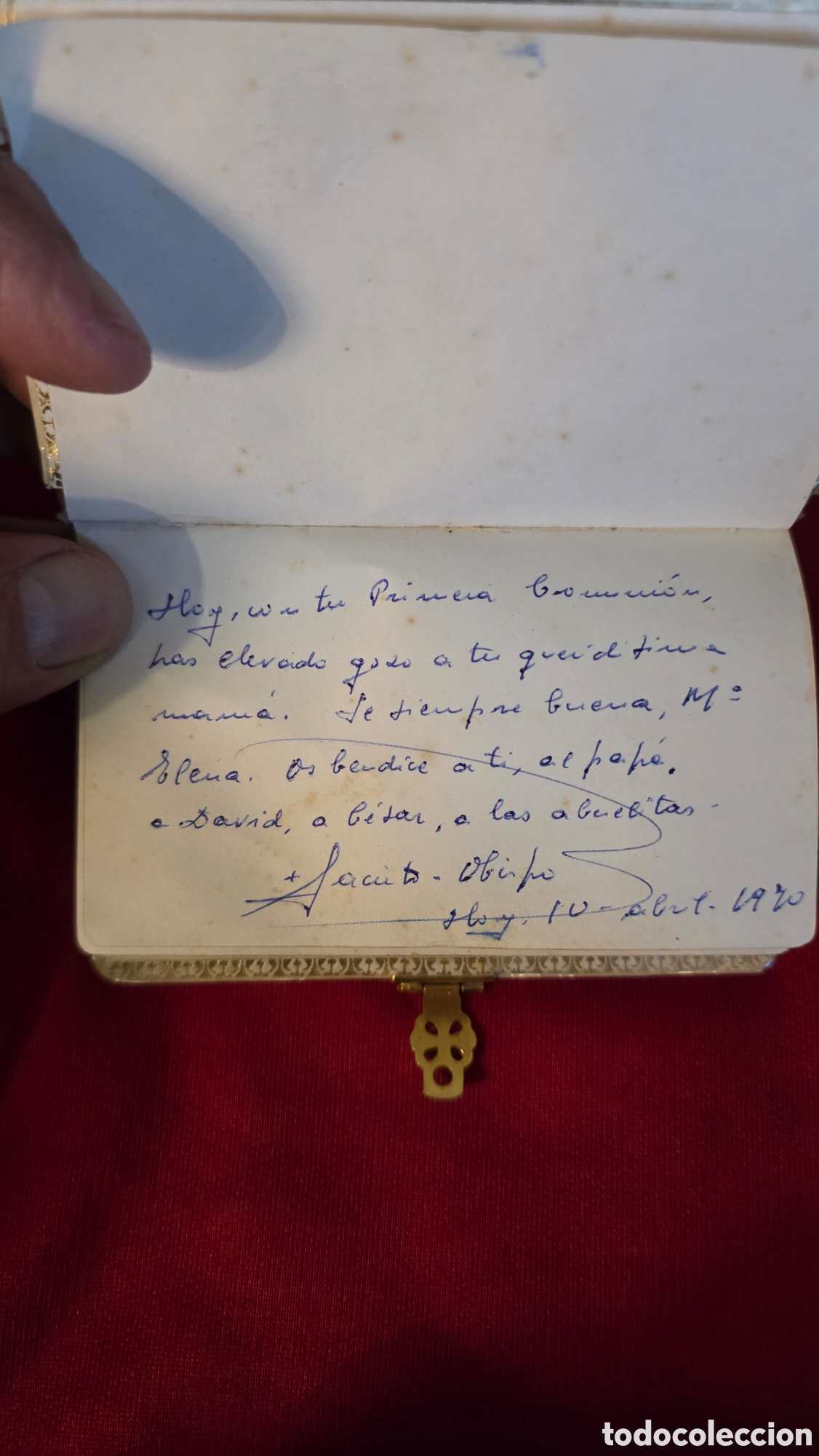 Libros de segunda mano: LIBRO PRIMERA COMUNION EN NACAR 1968 - Foto 8