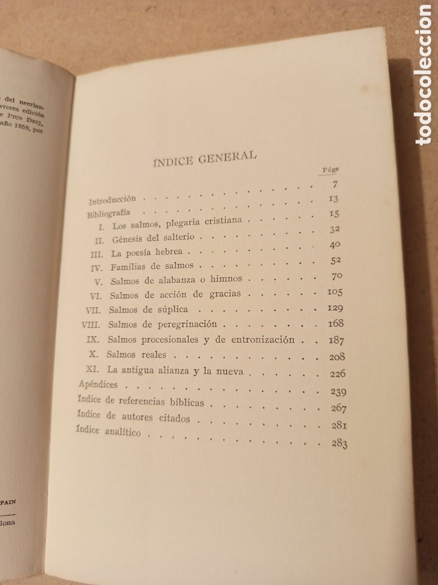 Libros de segunda mano: LOS SALMOS (DRIJVERS) - Foto 3