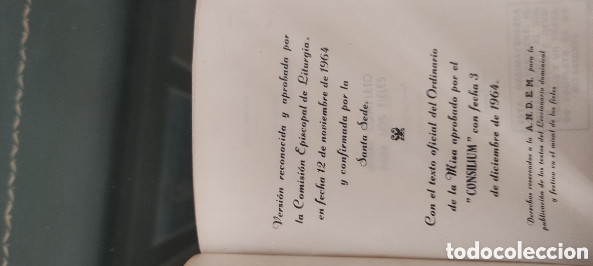 Libros de segunda mano: Misal Completo Para los Fieles - Foto 4