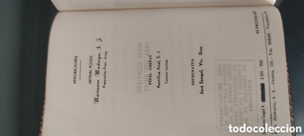 Libros de segunda mano: Misal Completo Para los Fieles - Foto 5
