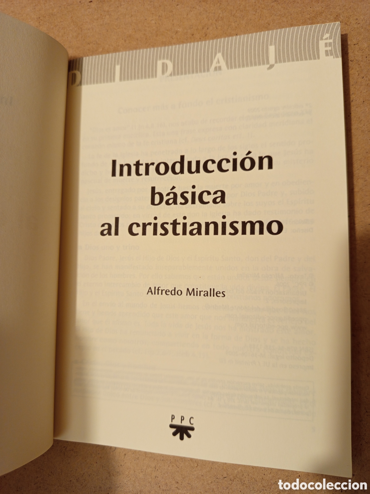 Libros de segunda mano: INTRODUCCION BASICA AL CRISTIANISMO - Foto 2
