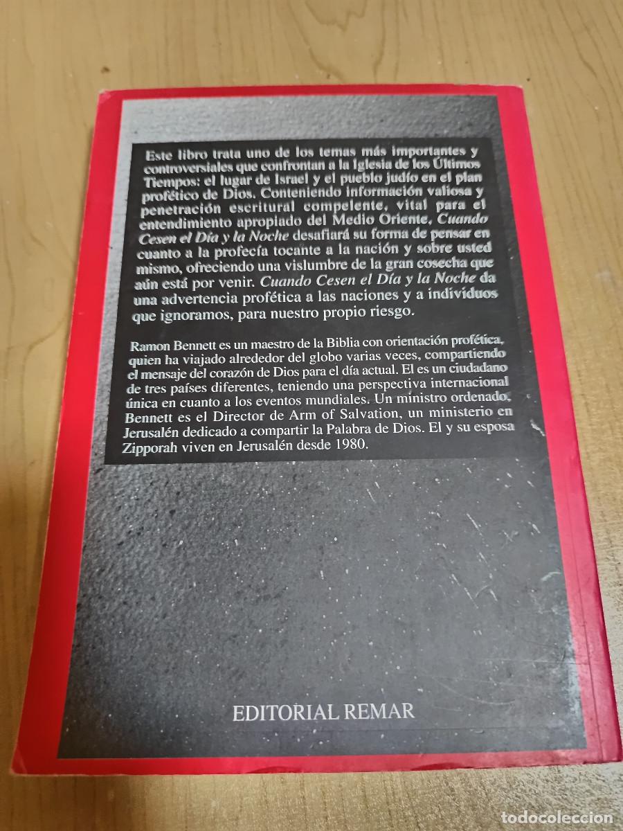 Libros de segunda mano: Cuando cesen el dia y la noche, de Ram&oacute;n Bennett Ed. 1997 - Foto 2
