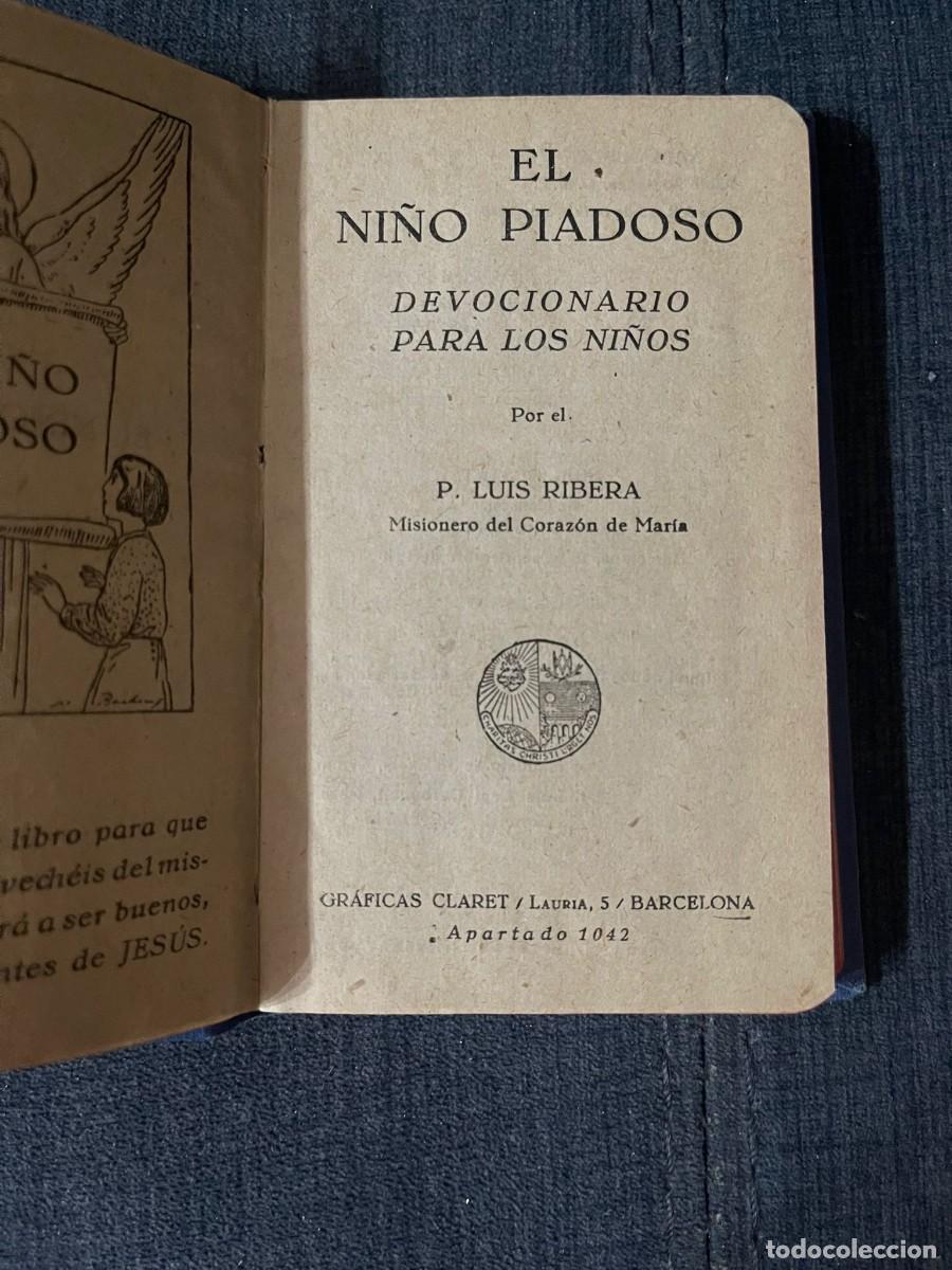 Libros de segunda mano: LIBRO EL NI&Ntilde;O PIADOSO - Foto 3