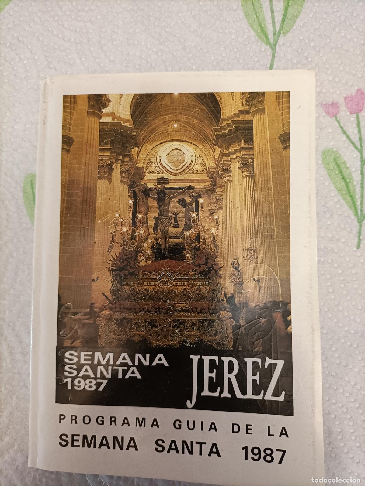 Libros de segunda mano: Programa Semana Santa de jerez 1987 - Foto 1