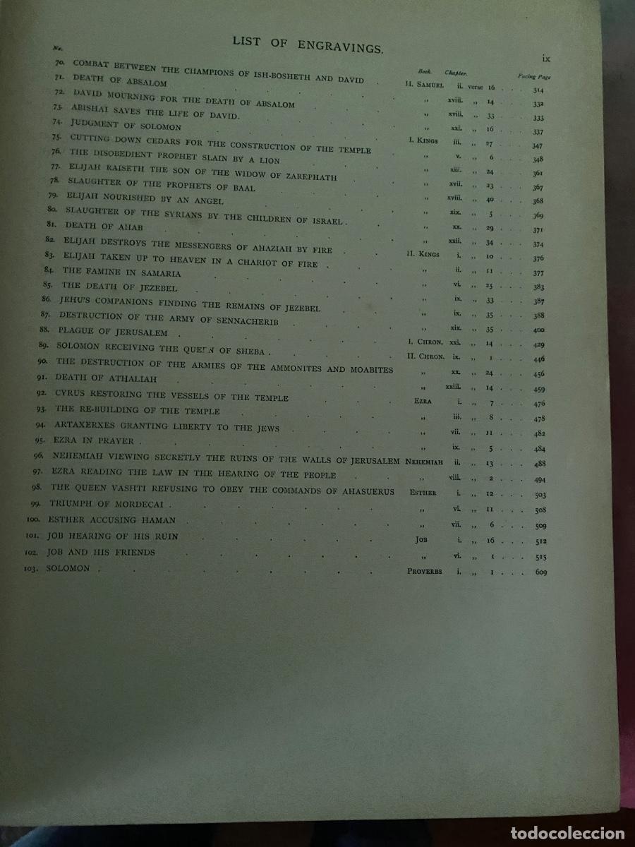 Libros de segunda mano: LIBRO HOLY BIBLE BIBLIA GUSTAVE DORE - Foto 7