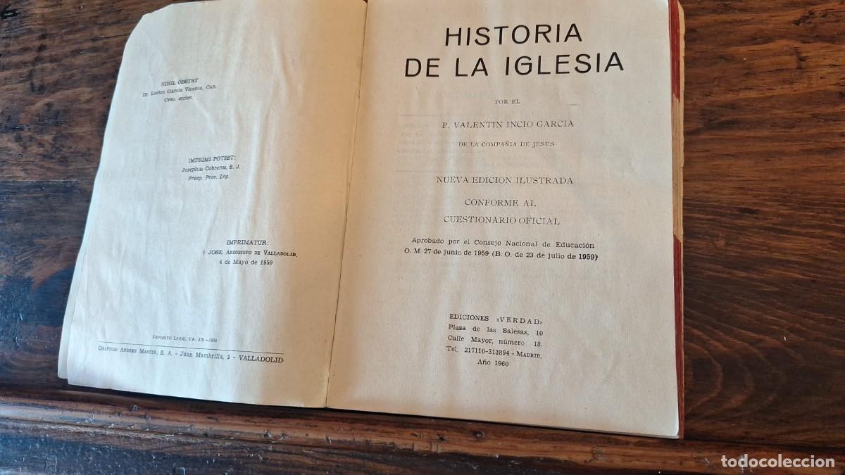 Libros de segunda mano: Historia de la IGLESIA / Valent&iacute;n Incio - Foto 8