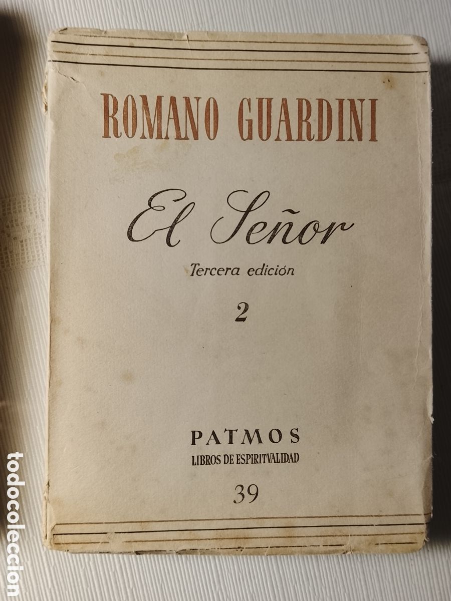 Libros de segunda mano: 1958.El SE&Ntilde;OR. Romano Guardini. - Foto 3