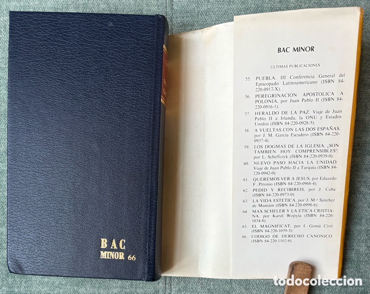 Libros de segunda mano: (L327) C&Oacute;DIGO DE DERECHO CAN&Oacute;NICO-BAC-1984 - Foto 5