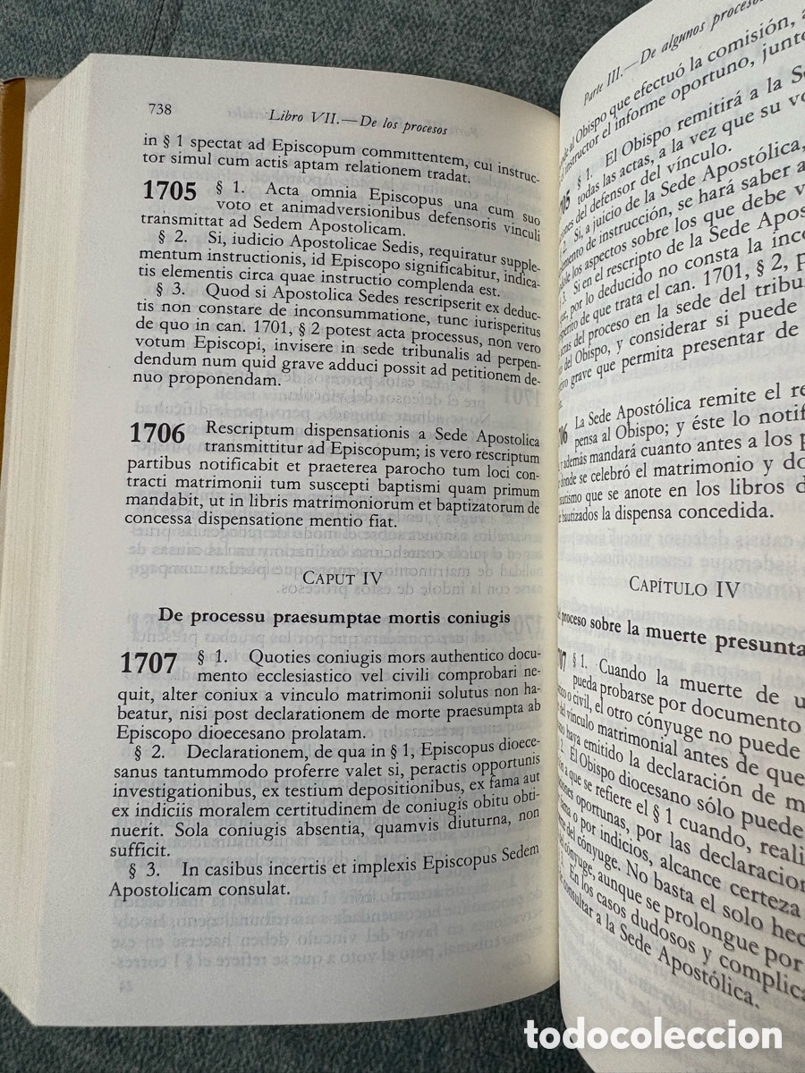 Libros de segunda mano: (L327) C&Oacute;DIGO DE DERECHO CAN&Oacute;NICO-BAC-1984 - Foto 9
