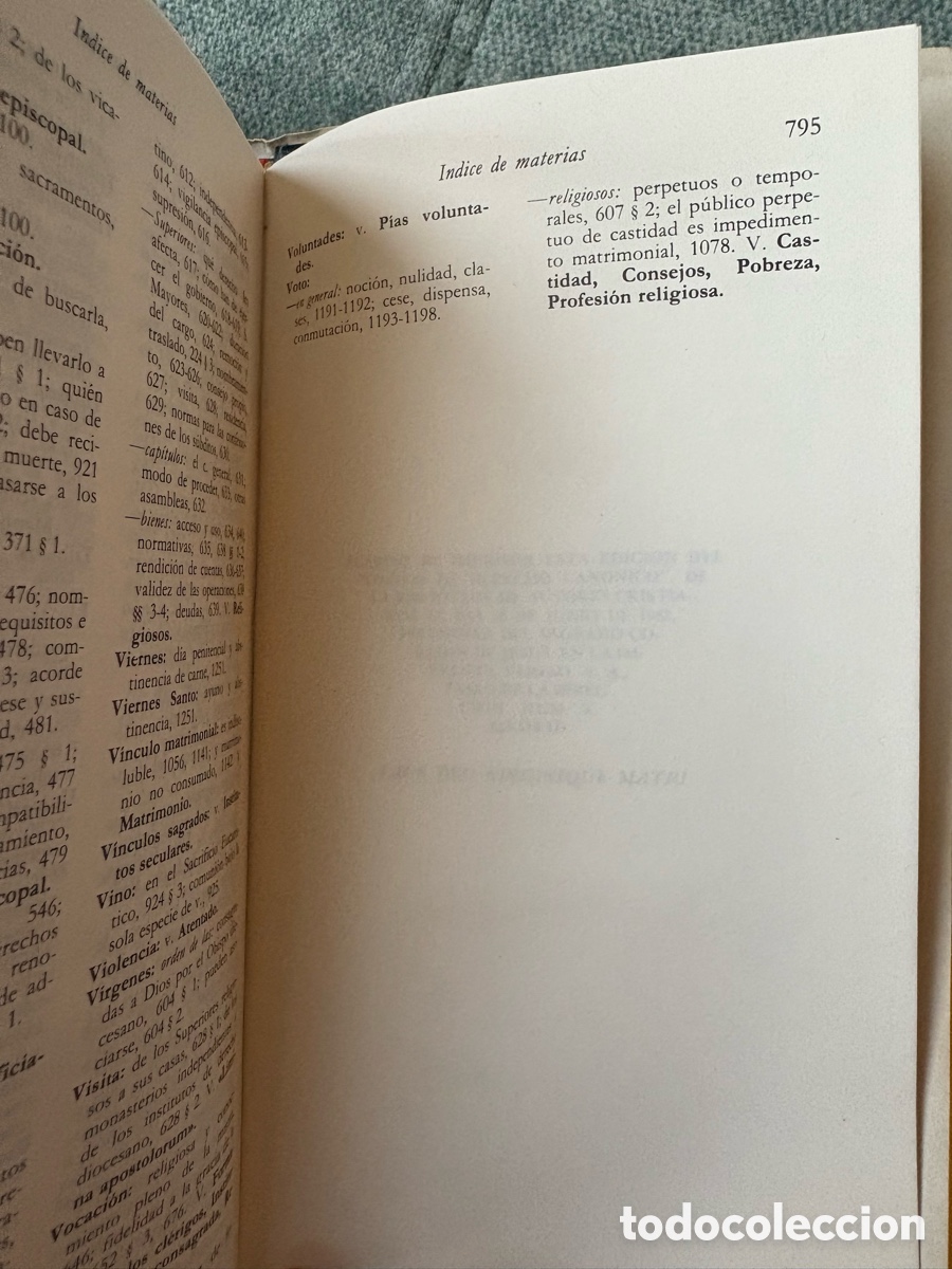 Libros de segunda mano: (L327) C&Oacute;DIGO DE DERECHO CAN&Oacute;NICO-BAC-1984 - Foto 10
