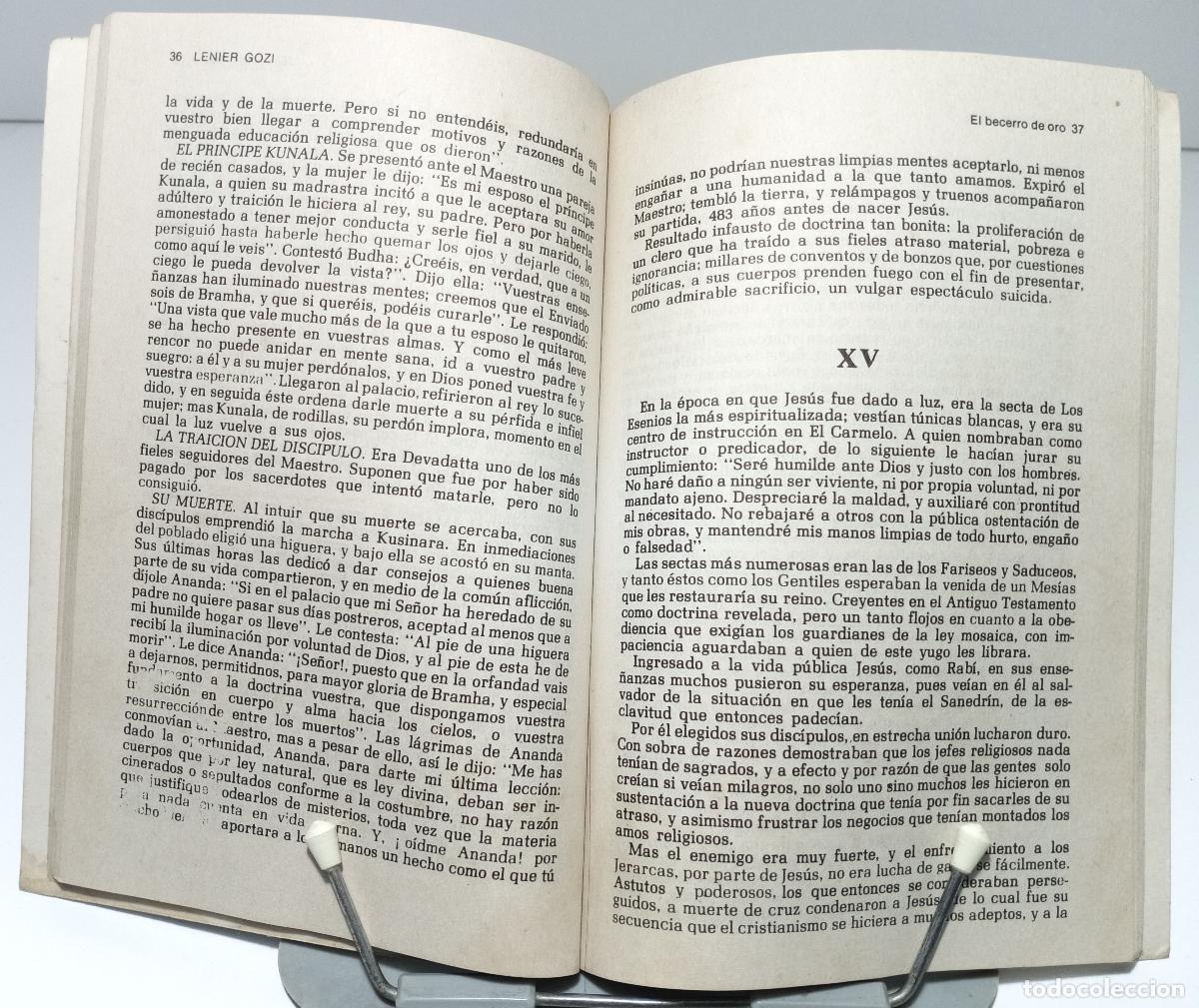 Libros de segunda mano: El becerro de oro - Gozi, Lenier - Foto 3