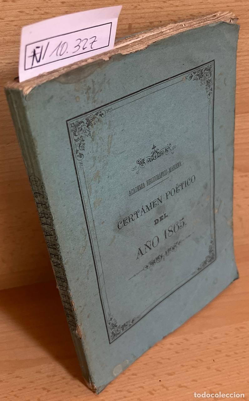 Livres d'occasion: s.a. - Academia bibliogr&aacute;fico-mariana. Cert&aacute;men po&eacute;tico celebrado con motivo del concurso de premios