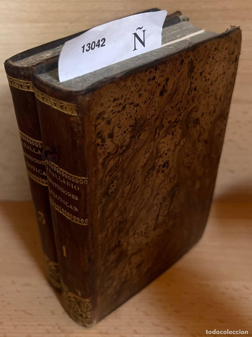 Livros em segunda m&atilde;o: CAVALLARIO, Domingo - INSTITUCIONES DEL DERECHO CANONICO DE ----. TOMO I Y III. (DOS VOLUMENES)