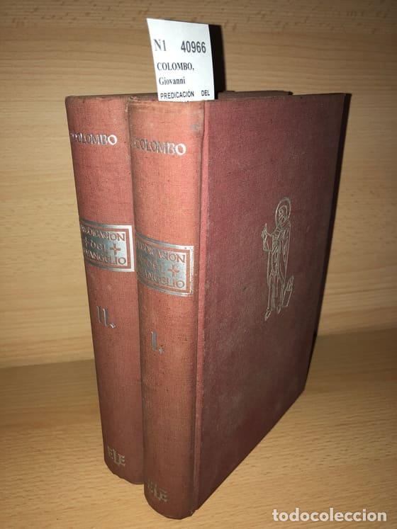 Livres d'occasion: COLOMBO, Giovanni - PREDICACI&Oacute;N DEL EVANGELIO. Dom&iacute;nicas, fiestas del Se&ntilde;or y de los Santos (2 VOLUM