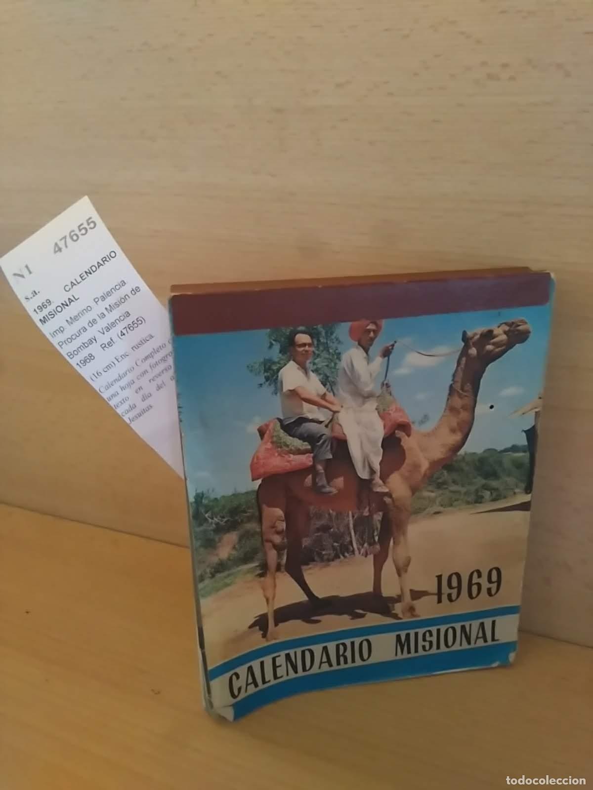 Libros de segunda mano: s.a. - 1969. CALENDARIO MISIONAL