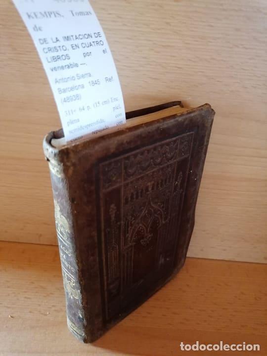 Libros de segunda mano: KEMPIS, Tomas de - DE LA IMITACION DE CRISTO, EN CUATRO LIBROS por el venerable ---.