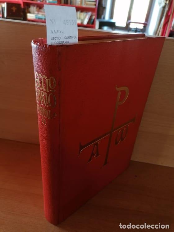 Libros de segunda mano: AA.VV. - LECTIO CONTINUA. LECCIONARIO FERIAL. SEGUNDO A&Ntilde;O. Textos para las misas de entre semana, de