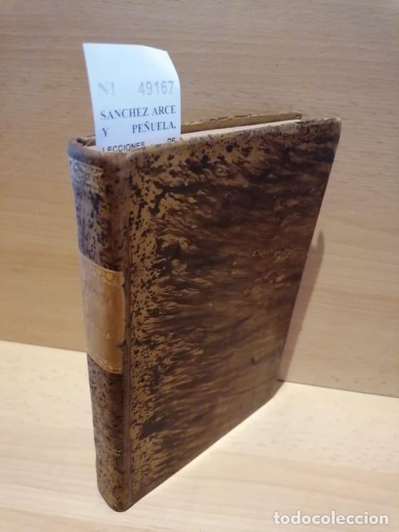 Second hand books: SANCHEZ ARCE Y PE&Ntilde;UELA, Antonio - LECCIONES DE ORATORIA SAGRADA, por el Ilmo. Sr. Doctor D. ---, can