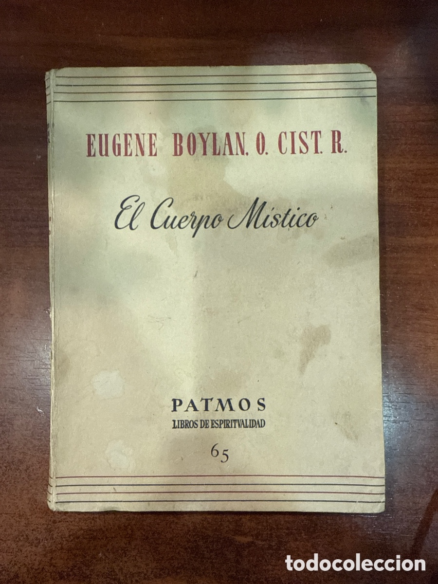 Libros de segunda mano: BOYL&Aacute;N, Eugene. El cuerpo m&iacute;stico - Foto 1