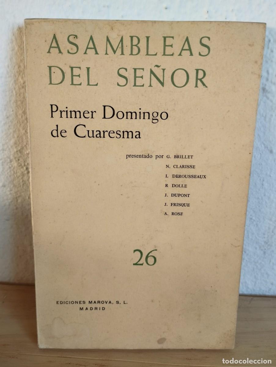 Second hand books: Asambleas del Se&ntilde;or &ndash; n&ordm; 26: Primer Domingo de Cuaresma